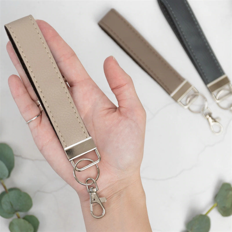 Wholesale Leather Lanyard Keychain